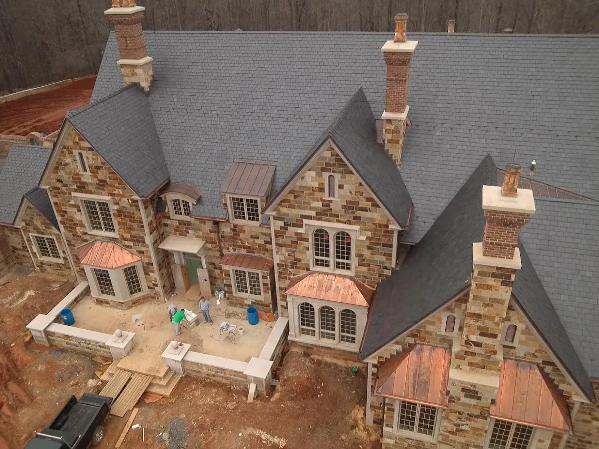 Craftsman Roofing Slate Roof Repair project in The Hamlets